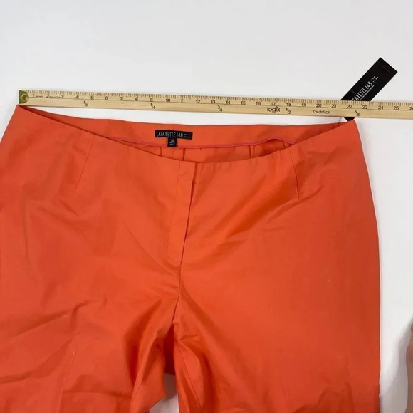 Lafayette 148 Cropped Orange Pants 24W - Picture 11 of 12
